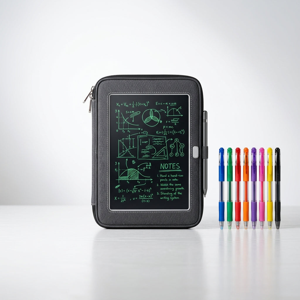 2-in-1 LCD Writing Tablet Pencil Case